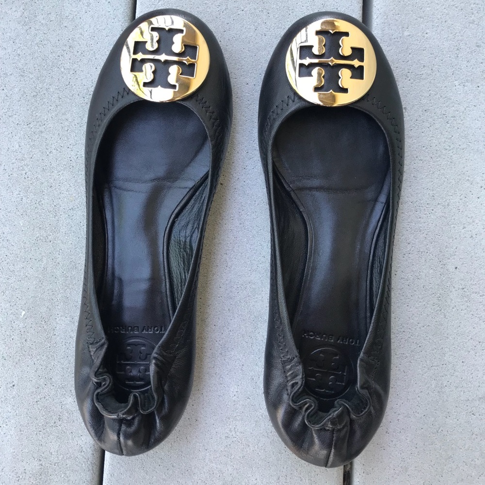 Tory Burch Minnie Travel Logo Ballet Flats